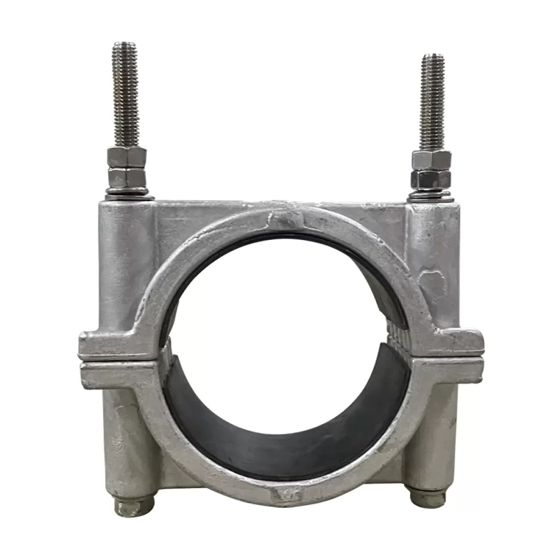 Aluminium Single Cable Clamps with rubber